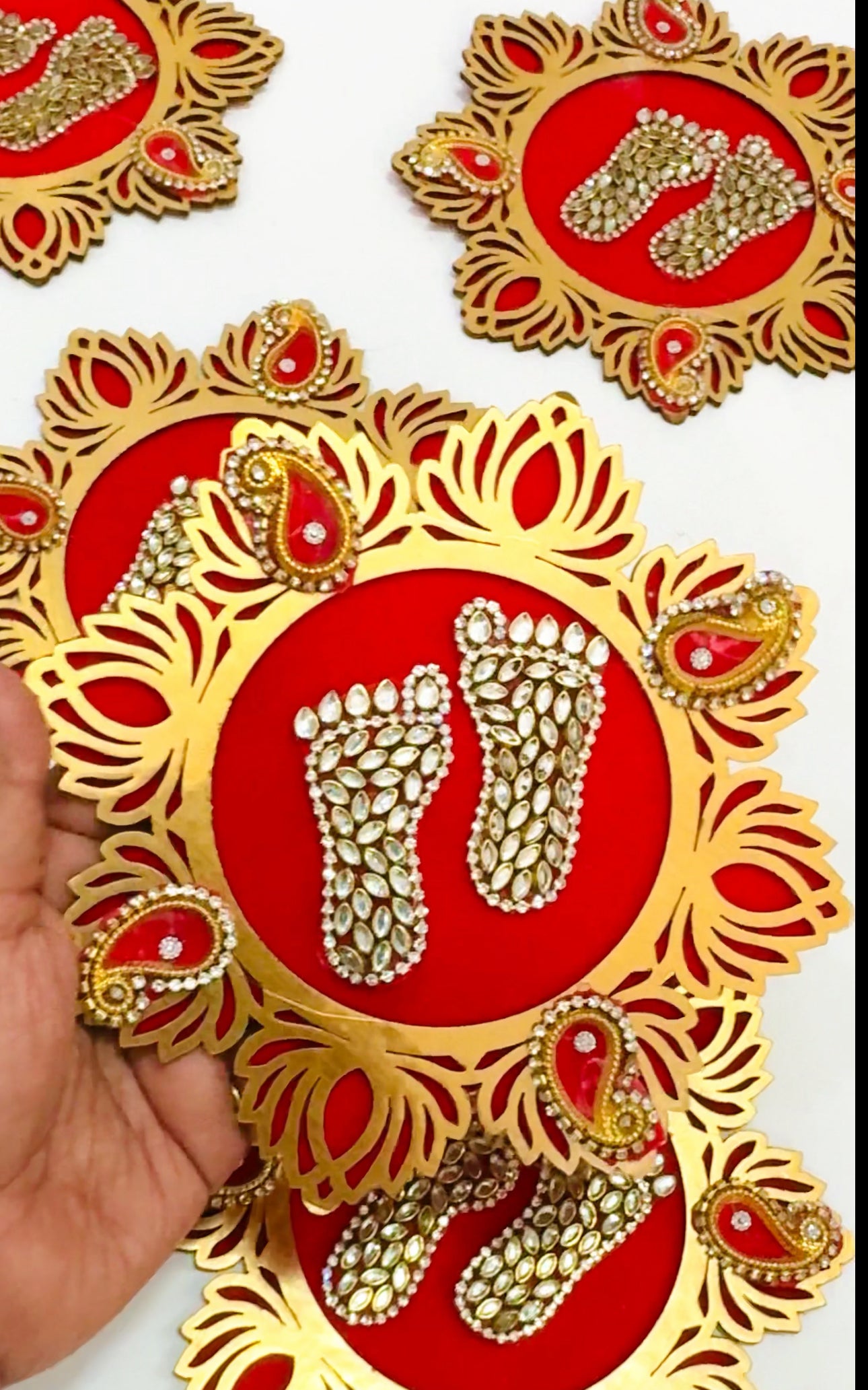 Kundan lakshmi pagla platter