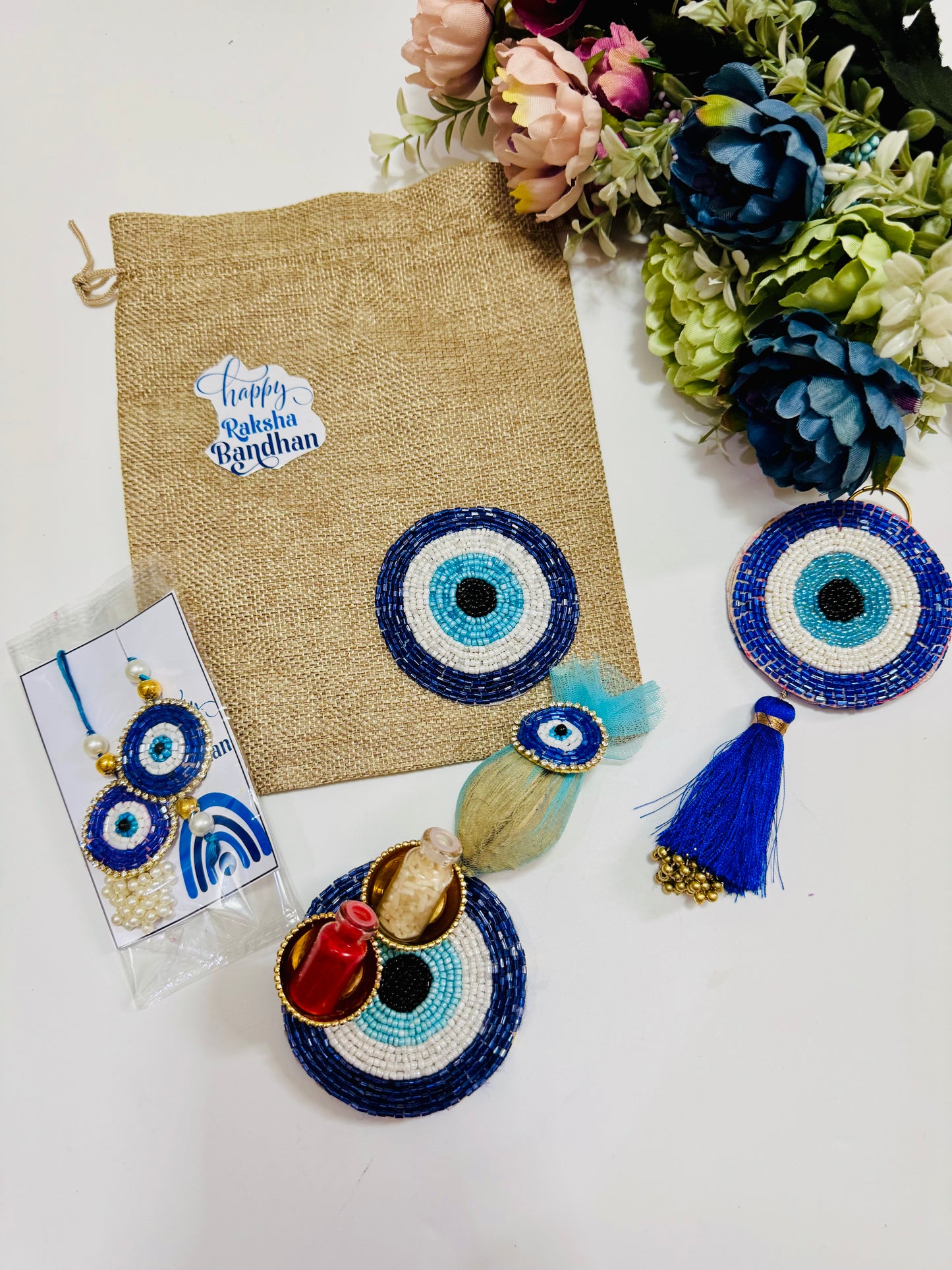 Evil Eye Rakhi Hamper