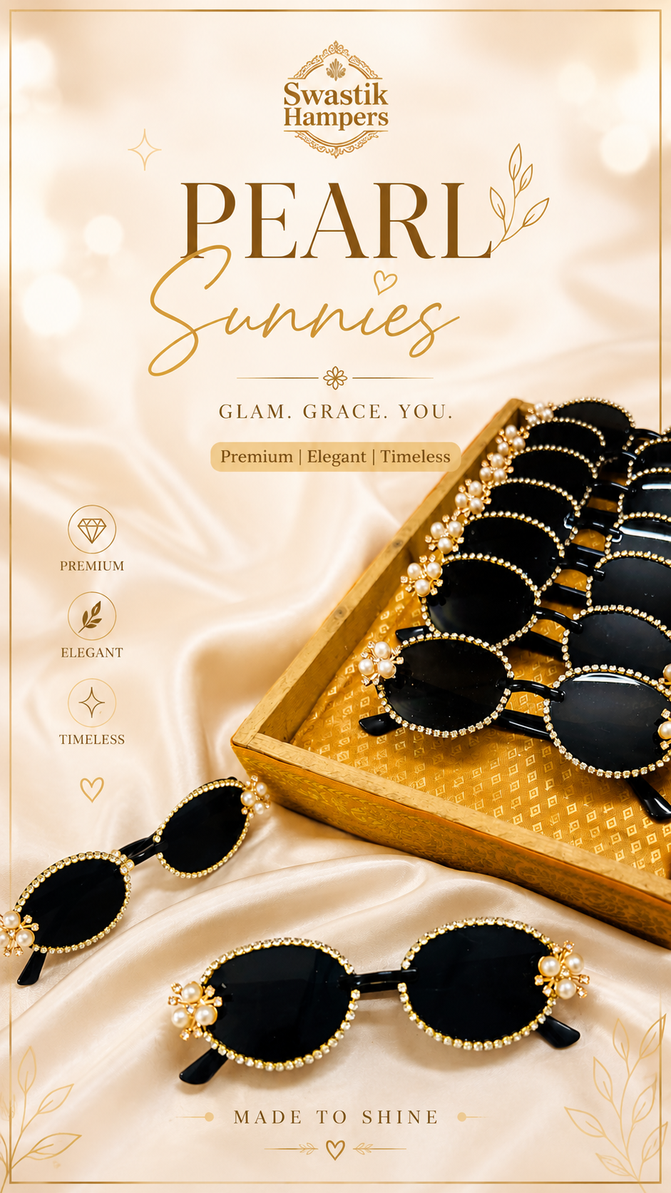 Designer Pearl Sunglasses