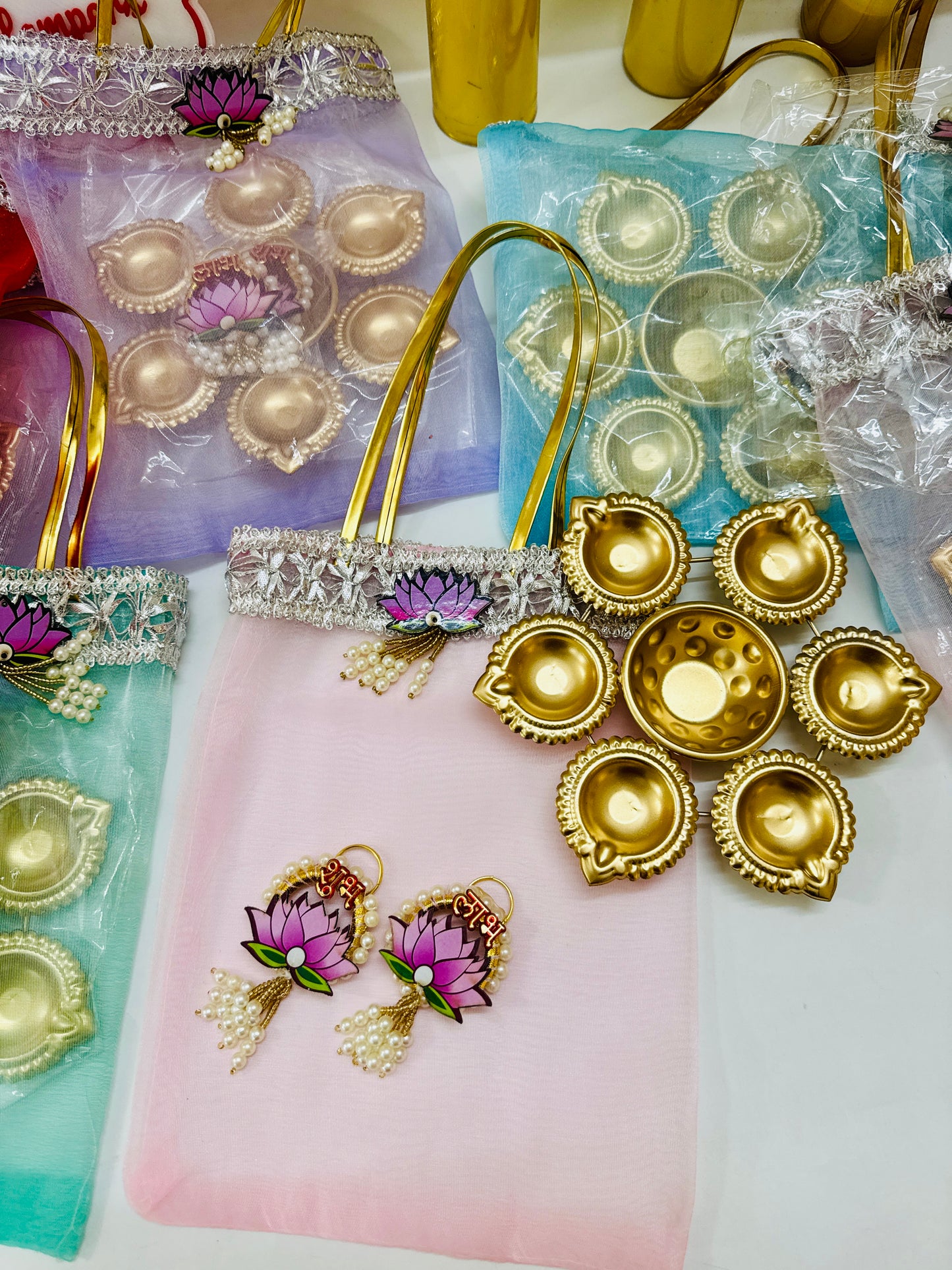 Metal urli and shubh labh hamper