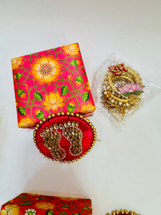 Lotus theme Diwali box hamper