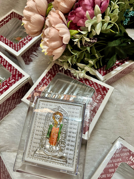 Ram lala silver frame