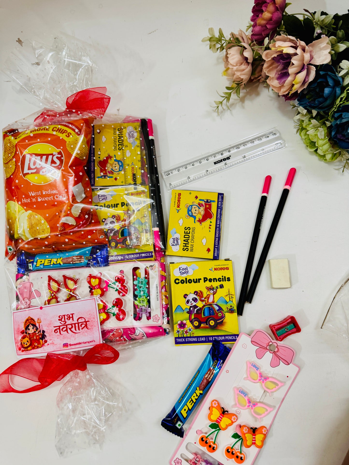 Toffee Packed Kanjak Return Gift Hamper | Navratri Kanya Pujan Gift Set