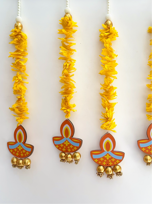 Diya gajra hanging (pair)