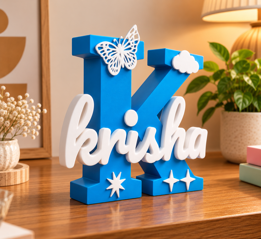 Personalised Little Dreamer Name Stand ☁️🦋✨