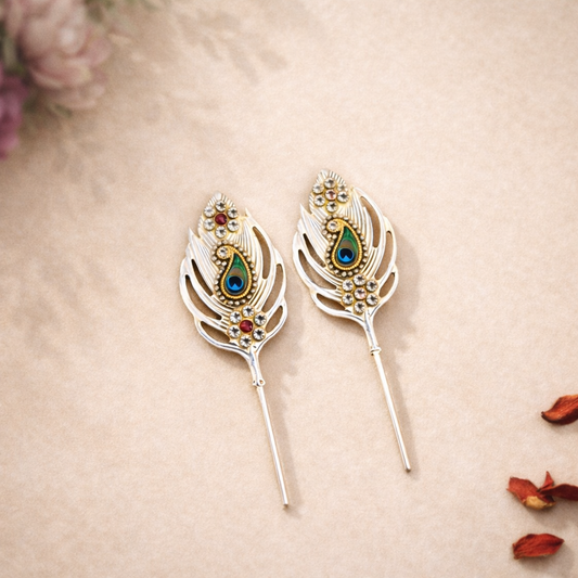 German Silver Decorative Tilak Stick | Wedding Tilak Ceremony Accessory
(1 pc)