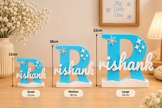 Personalised Frozen Name Stand ❄️✨