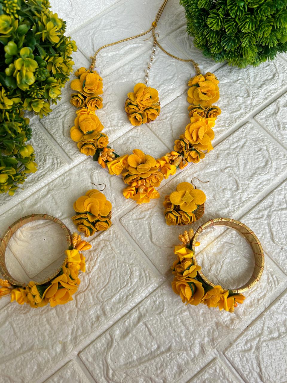 Haldi floral set