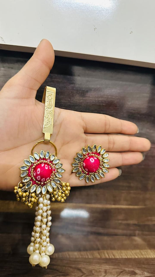 Bandhej satka and ring