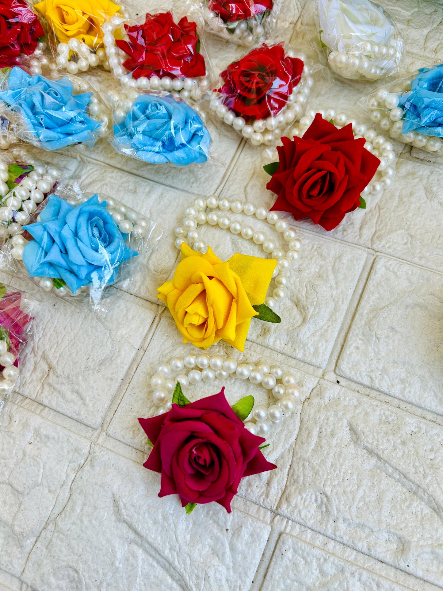 Rose pearl bracelet