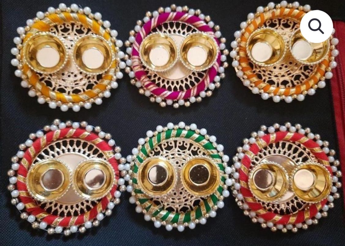 Mini Decorative Tilak Plate