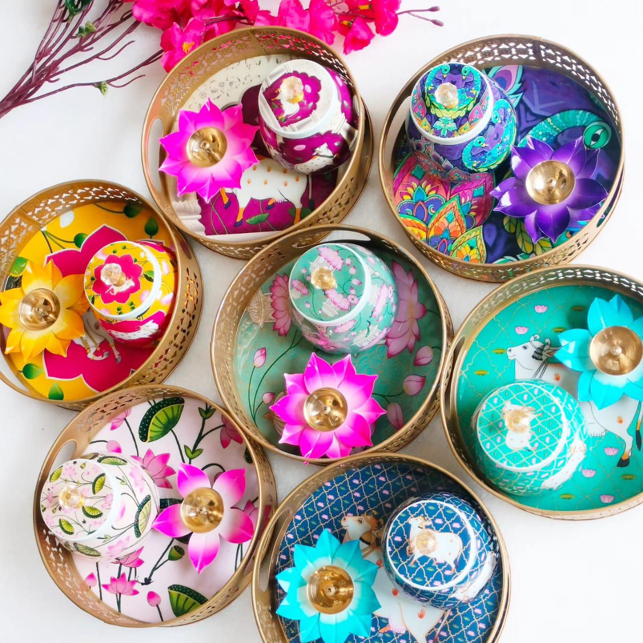 jars and trays