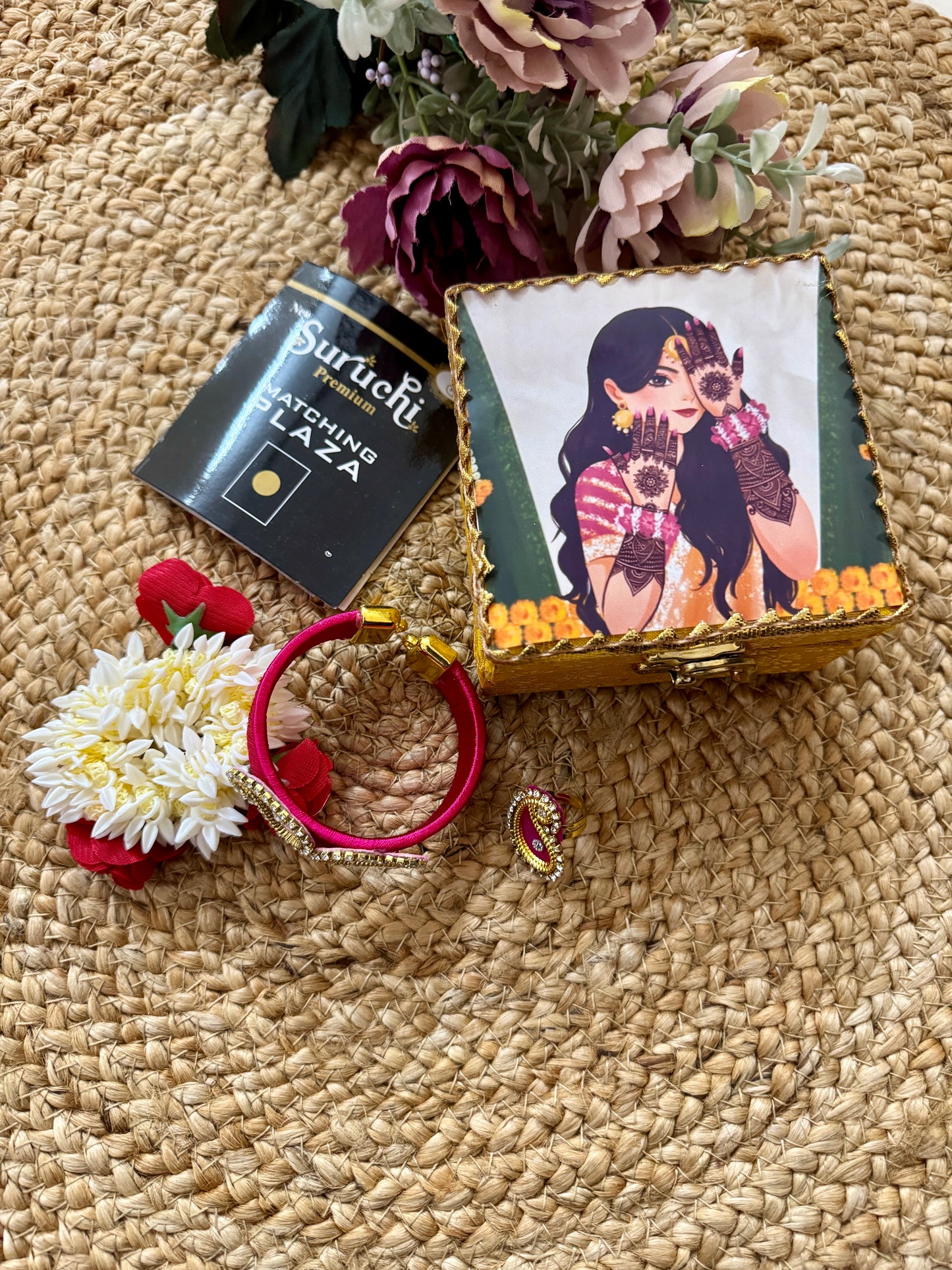 Haldi / Mehendi Favour Box – Pasley Accessories Set