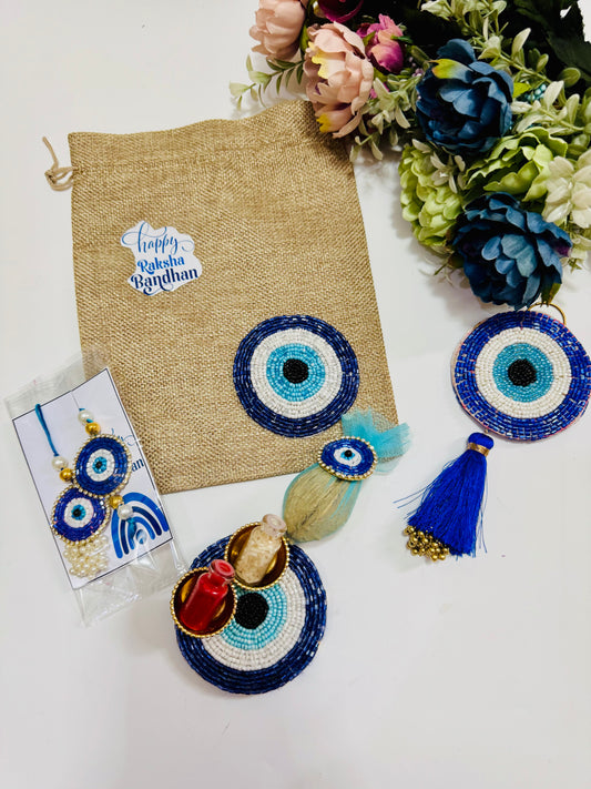 Evil Eye Rakhi Hamper