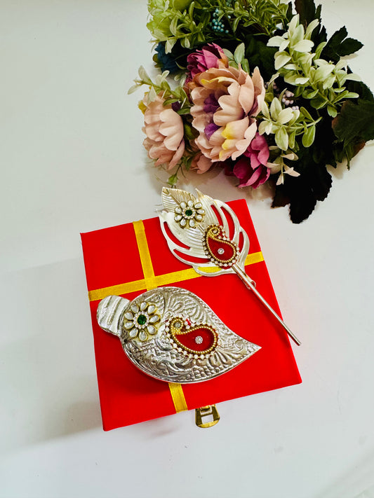 Decorative Tilak Chopda & Tilak Stick Combo (Gift Box Packed)
