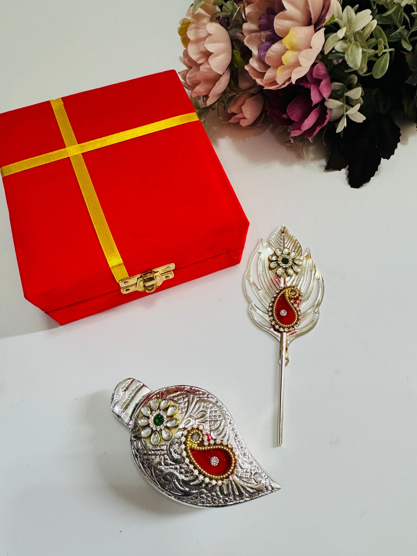 Decorative Tilak Chopda & Tilak Stick Combo (Gift Box Packed)