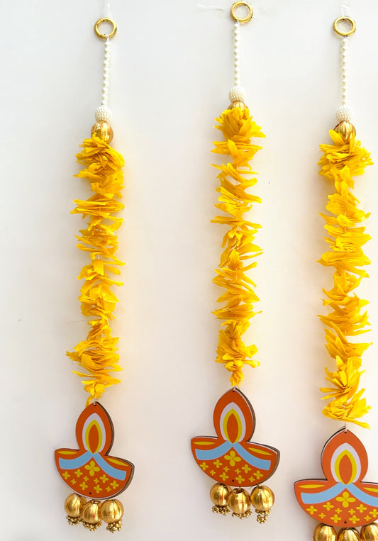 Diya gajra hanging (pair)