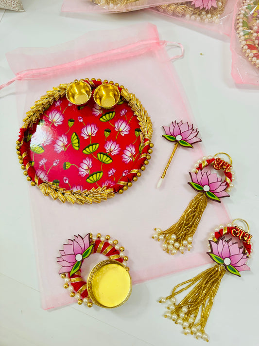 Lotus Theme Hamper for Diwali Gifting | Decorative Festive Hamper