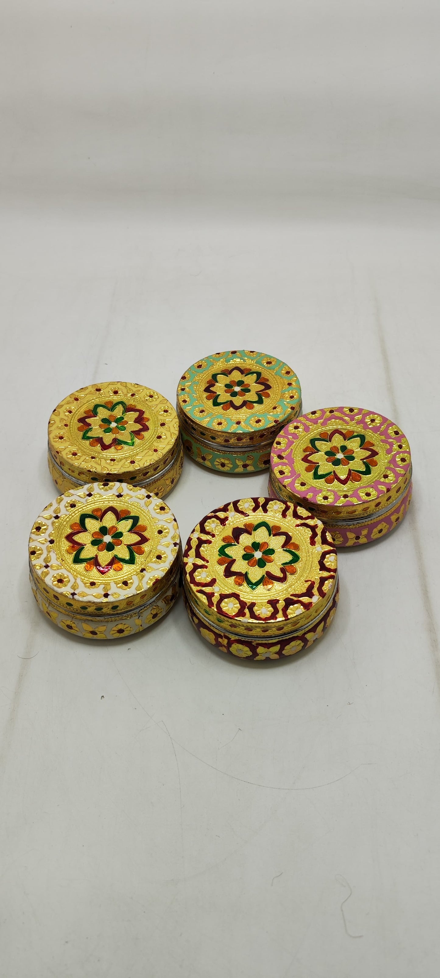 Meenakari steel box