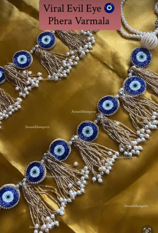 Viral Evil Eye Phera Varmala | Designer Phera Garland | Trendy Wedding Ritual Accessory