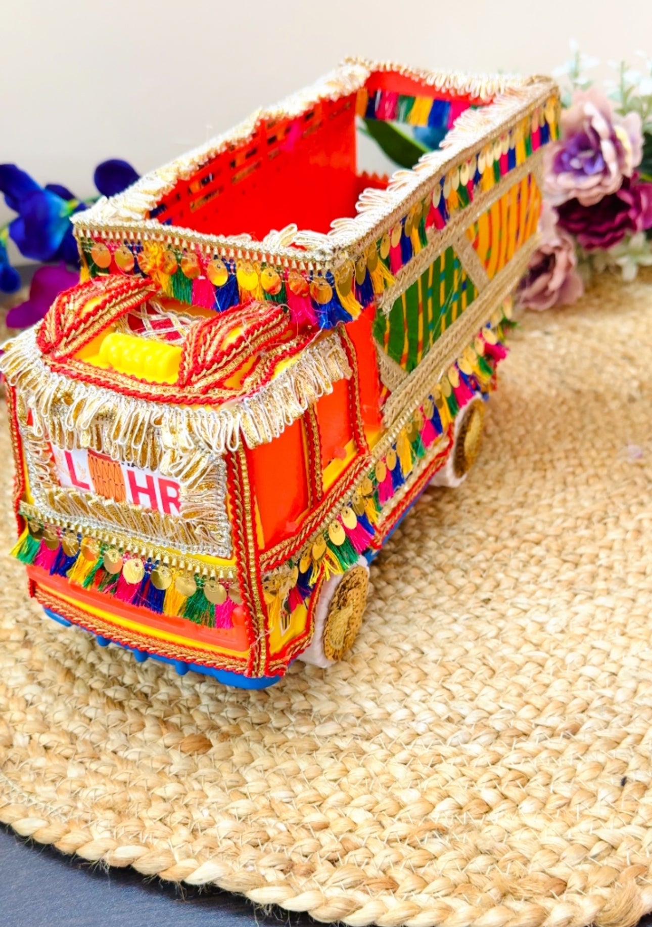 Lohri Truck Shagun Box | Punjabi Theme Gift Hamper Box | Lohri Return Gifts | Decorative Truck Basket