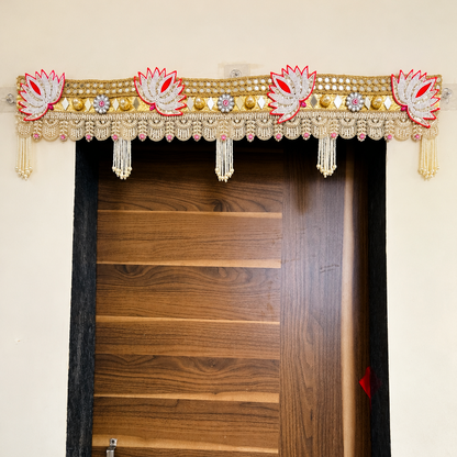 Pearl & Kundan Banderwal | Premium Festive Door Toran