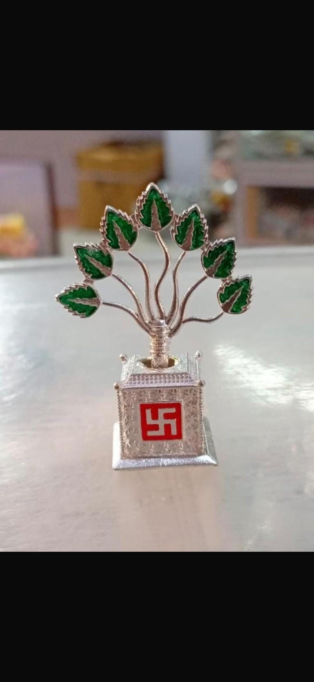 German Silver Tulsi Ji – With Gift Box Packing