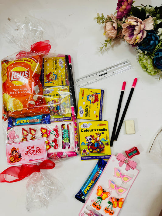 Toffee Packed Kanjak Return Gift Hamper | Navratri Kanya Pujan Gift Set