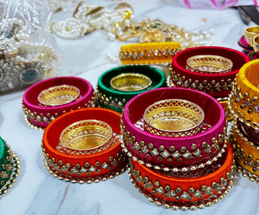 Kundan t light  holder