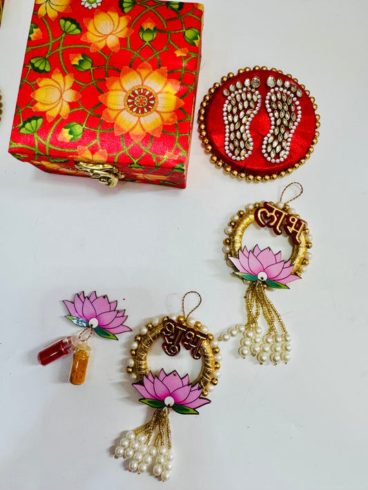 Lotus theme Diwali box hamper