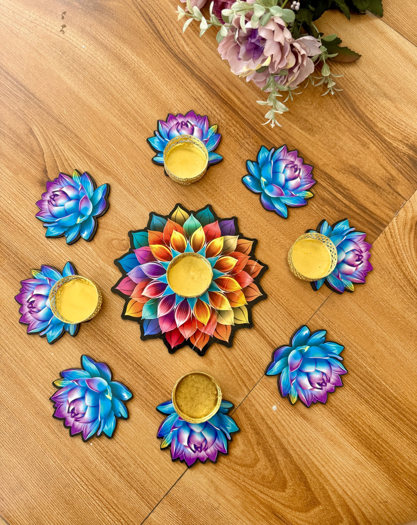 Mdf Rangoli set