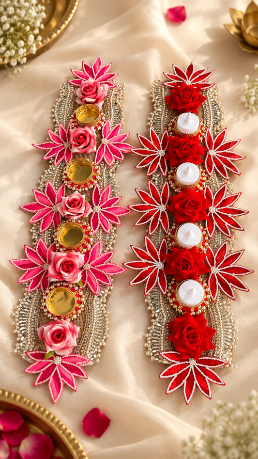 Handcrafted Diwali Table Runner
