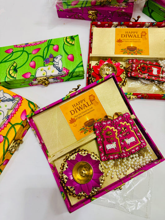 Pichwai Diwali Gift Box Hamper