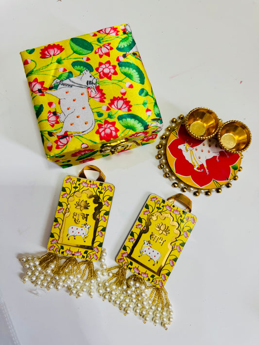 Pichwai theme Diwali hamper