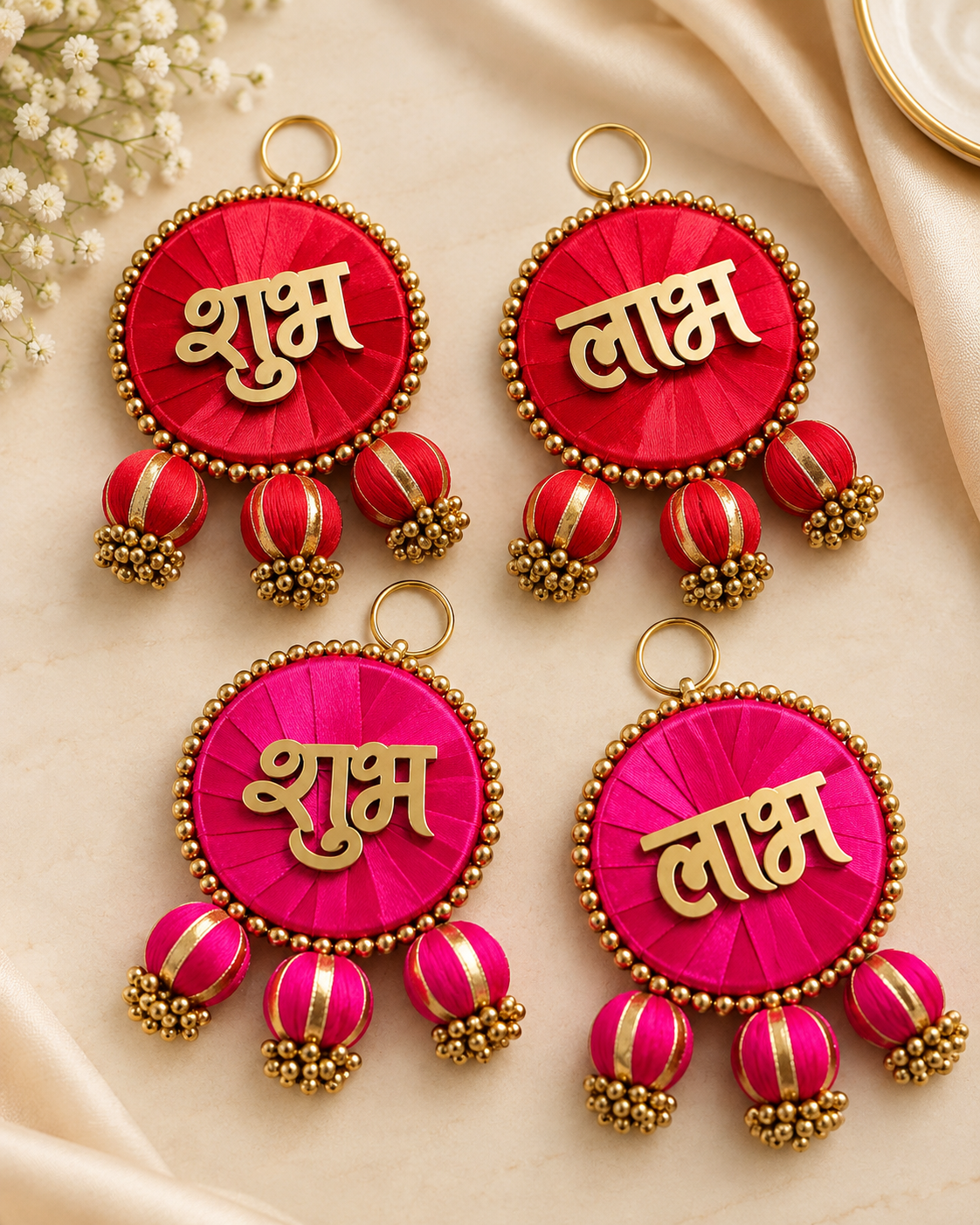 Shubh Labh Decorative Hanging Pair