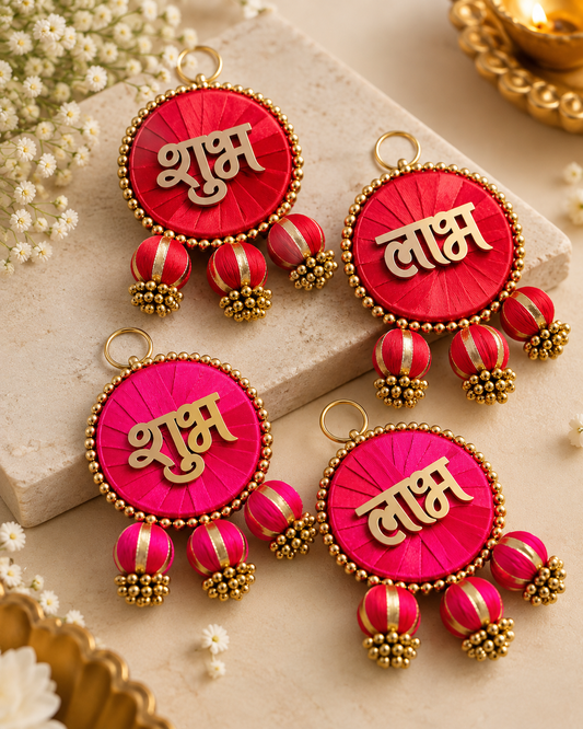 Shubh Labh Decorative Hanging Pair