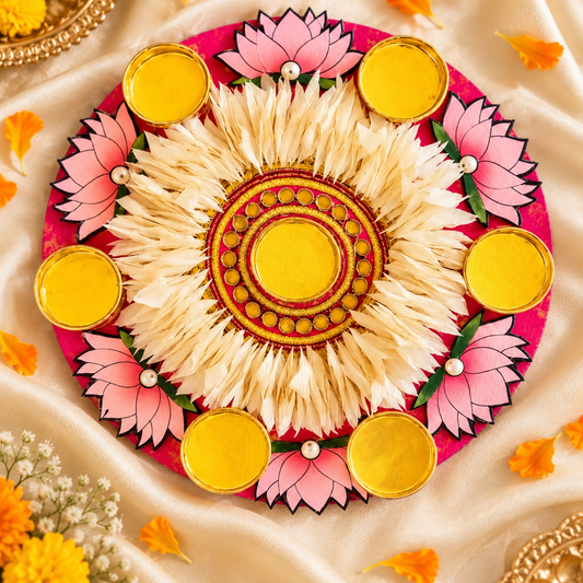 Lotus Rangoli Mat