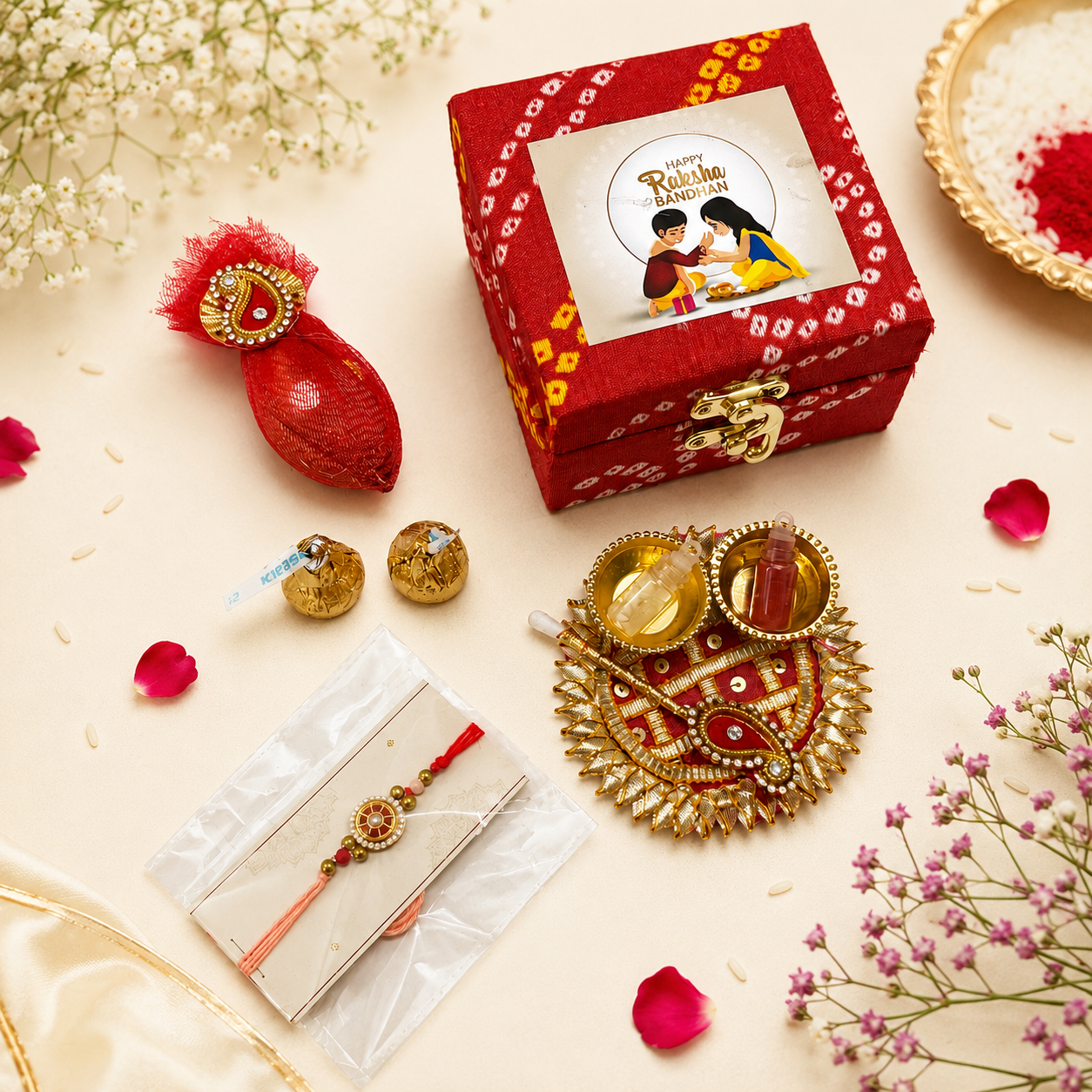 Elegant Rakhi Gift Hamper