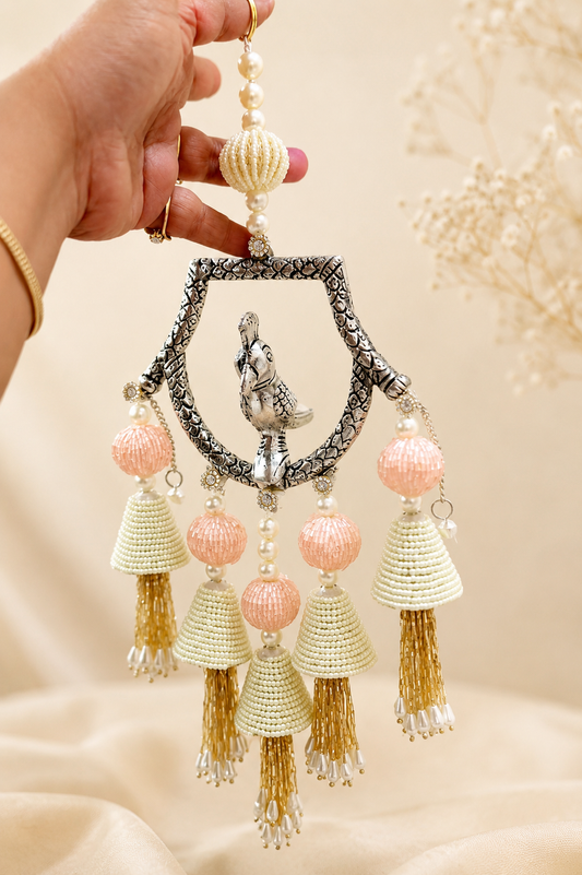 German Silver Parrot Hanging