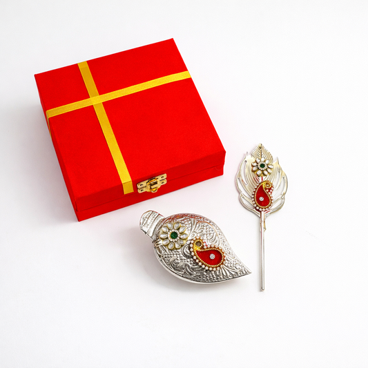 Decorative Tilak Chopda & Tilak Stick Combo (Gift Box Packed)