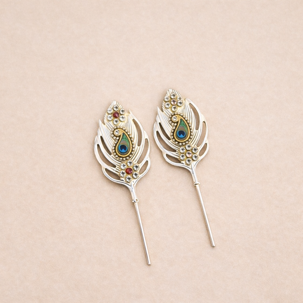 German Silver Decorative Tilak Stick | Wedding Tilak Ceremony Accessory
(1 pc)