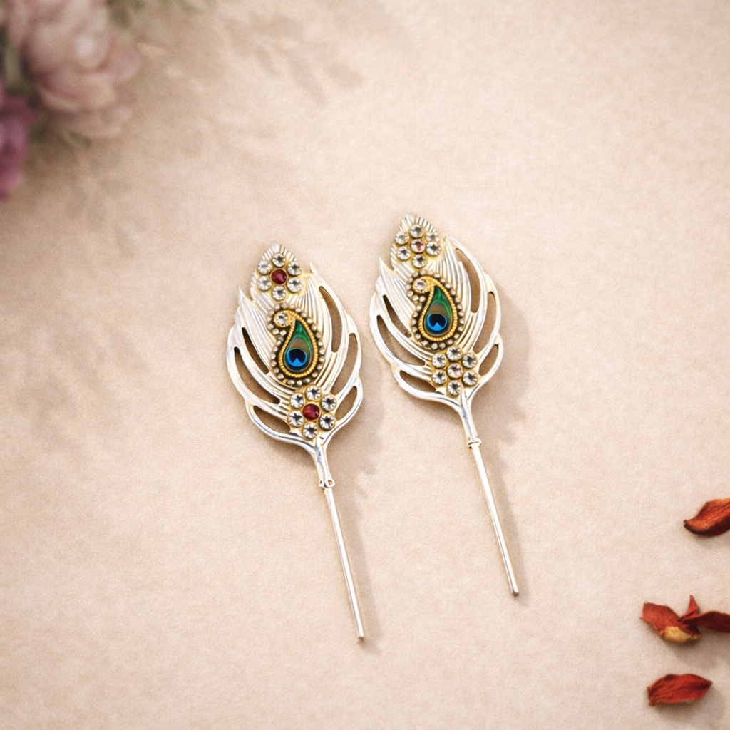 German Silver Decorative Tilak Stick | Wedding Tilak Ceremony Accessory
(1 pc)