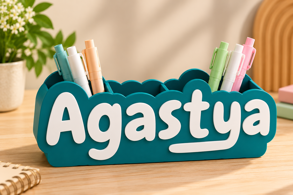 Personalised Desk Organiser