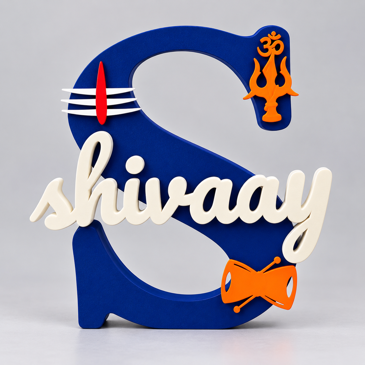 Lord Shiva Theme Personalised Name Stand