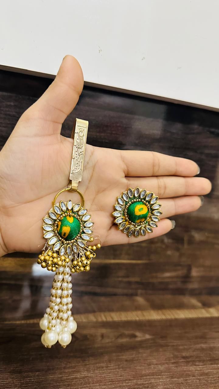 Bandhej satka and ring