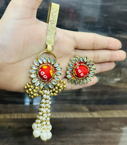 Bandhej satka and ring