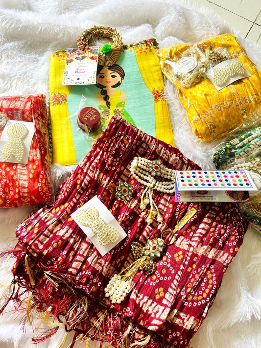 Mehendi Zipper bag hamper
