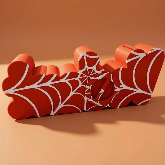 Personalised 3D Printed Name Piggy Bank in Spiderman Theme